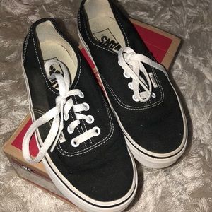 Authentic black vans